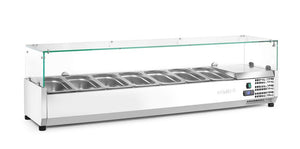 Opzetkoelvitrine GN 1/3, Arktic, 7x GN 1/3, GN 1/3, 42L, 230V/180W, 420x1605x(H)460mm