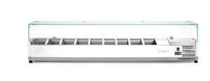 Opzetkoelvitrine GN 1/3, Arktic, 9x GN 1/3, GN 1/3, 54L, 230V/180W, 420x2005x(H)456mm