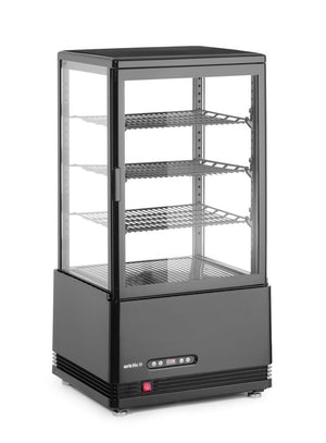 Koelvitrinekast 68L, Arktic, Zwart, 230V/170W, 397x444x(H)875mm