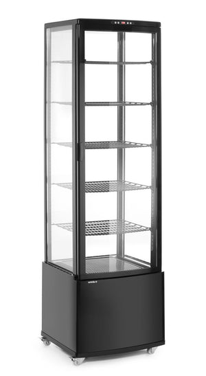 Koelvitrinekast 270L, Arktic, Zwart, 230V/290W, 520x550x(H)1870mm