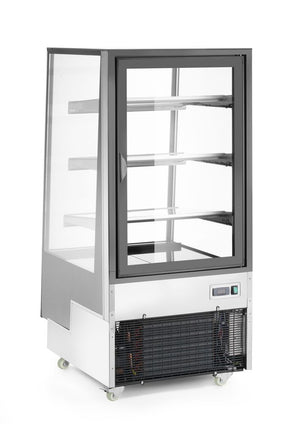 Koelvitrine met 3 schuine schappen, Arktic, 230V/480W, 833x650x(H)1460mm