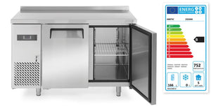 Koelwerkbank met 2 deuren Kitchen Line 220L, Arktic, Kitchen Line, 166L, 230V/270W, 600x1200x(H)840mm