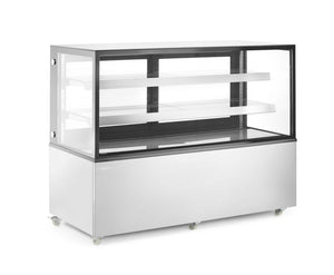 Koelvitrine met 2 schappen, Arktic, 230V/500W, 677x1524x(H)1230mm