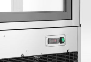Koelvitrine met 2 schappen, Arktic, 230V/500W, 677x1524x(H)1230mm