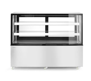 Koelvitrine met 2 schappen, Arktic, 230V/500W, 677x1524x(H)1230mm