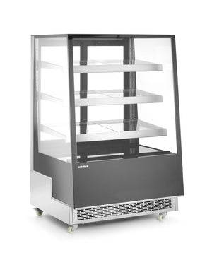 Koelvitrine met 3 schuine schappen, Arktic, 230V/490W, 833x900x(H)1460mm