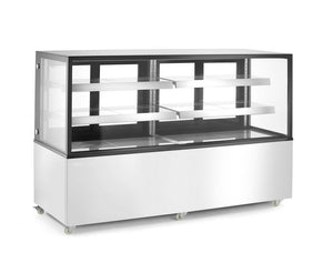 Koelvitrine met 2 schappen, Arktic, 230V/500W, 677x1824x(H)1230mm