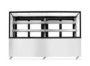 Koelvitrine met 2 schappen, Arktic, 230V/500W, 677x1824x(H)1230mm