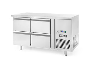 Koelwerkbank met 4 lades Profi Line 280L, Arktic, Profi Line, 90L, 230V/250W, 700x1360x(H)840mm