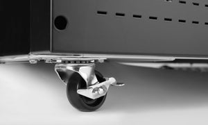 Backbar koelkast met lichtbak, dubbele deur, Arktic, 512L, Zwart, 230V/510W, 1120x585x(H)1900mm
