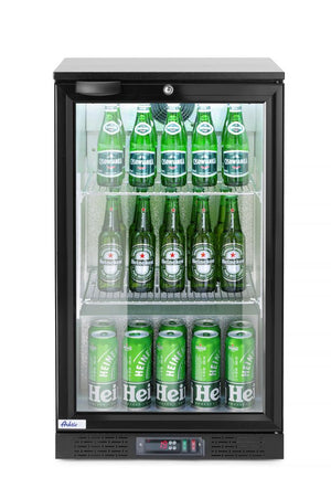 Backbar koelkast met enkele deur, Arktic, 86L, Zwart, 230V/120W, 500x530x(H)865mm