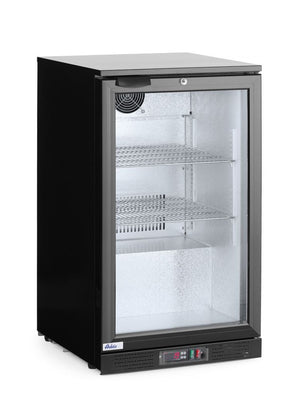 Backbar koelkast met enkele deur, Arktic, 86L, Zwart, 230V/120W, 500x530x(H)865mm