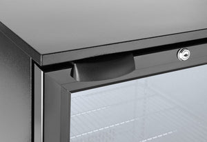 Backbar koelkast met enkele deur, Arktic, 86L, Zwart, 230V/120W, 500x530x(H)865mm