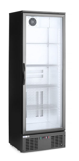 Backbar koelkast met enkele deur, Arktic, 300L, Zwart, 230V/195W, 528x600x(H)1820mm