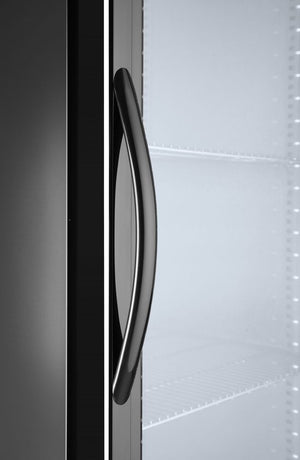 Backbar koelkast met enkele deur, Arktic, 300L, Zwart, 230V/195W, 528x600x(H)1820mm