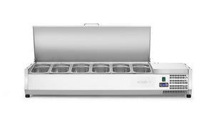 Opzetkoelvitrine GN 1/3, Arktic, 6x GN 1/3, GN 1/3, 36L, 230V/180W, 450x1405x(H)630mm