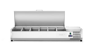 Opzetkoelvitrine GN 1/3, Arktic, 6x GN 1/3, GN 1/3, 36L, 230V/180W, 450x1405x(H)630mm