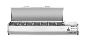 Opzetkoelvitrine GN 1/3, Arktic, 7x GN 1/3, GN 1/3, 42L, 230V/180W, 420x1605x(H)630mm