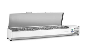 Opzetkoelvitrine GN 1/3, Arktic, 8x GN 1/3, GN 1/3, 48L, 230V/180W, 420x1805x(H)630mm