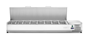 Opzetkoelvitrine GN 1/3, Arktic, 8x GN 1/3, GN 1/3, 48L, 230V/180W, 420x1805x(H)630mm