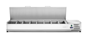 Opzetkoelvitrine GN 1/3, Arktic, 8x GN 1/3, GN 1/3, 48L, 230V/180W, 420x1805x(H)630mm