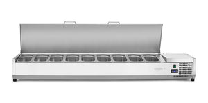 Opzetkoelvitrine GN 1/3, Arktic, 9x GN 1/3, GN 1/3, 54L, 230V/180W, 420x2005x(H)630mm