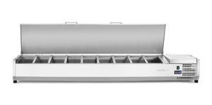 Opzetkoelvitrine GN 1/3, Arktic, 9x GN 1/3, GN 1/3, 54L, 230V/180W, 420x2005x(H)630mm