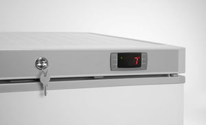 Vrieskast in met wit gelakte stalen behuizing, Arktic, Budget Line, 100L, Wit, 230V/130W, 637x600x(H)835mm