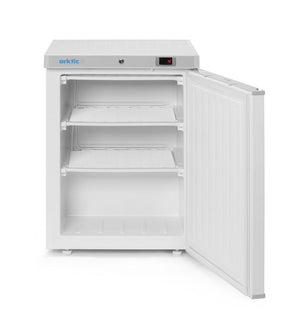 Vrieskast in met wit gelakte stalen behuizing, Arktic, Budget Line, 100L, Wit, 230V/130W, 637x600x(H)835mm