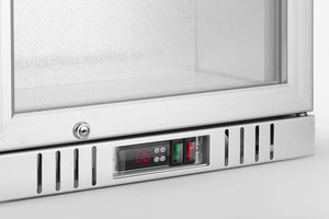 Backbar koelkast met enkele deur, Arktic, 75L, Zilver, 230V/175W, 500x530x(H)870mm