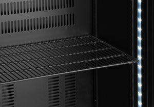 Backbar koelkast met enkele deur, Arktic, 243L, Zwart, 230V/195W, 530x600x(H)1820mm