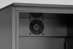 Backbar koelkast met enkele deur, Arktic, 243L, Zwart, 230V/195W, 530x600x(H)1820mm