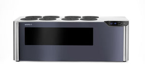 Wijnkoeler tafelmodel, met 2 temperatuurzones "Cellar", Arktic, Zwart, 230V/60W, 350x800x(H)293mm