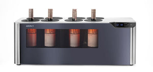 Wijnkoeler tafelmodel, met 2 temperatuurzones "Cellar", Arktic, Zwart, 230V/60W, 350x800x(H)293mm