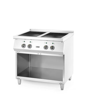 Inductiekookplaat, 4 kookzones, HENDI, 400V/17000W, 800x720x(H)854mm