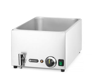 Bain-marie set met afvoerkraan “Ranger”, HENDI, GN (H)150mm, GN 1/1, 230V/1000W, 605x332x(H)242mm