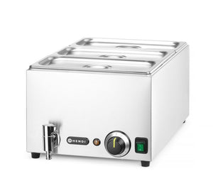 Bain-marie set met afvoerkraan “Ranger”, HENDI, GN (H)150mm, GN 1/1, 230V/1000W, 605x332x(H)242mm