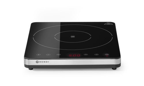 Inductiekookplaat model 2000, HENDI, Kitchen Line, 230V/2000W, 295x400x(H)42mm