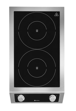 Inductiekookplaat model 7000, HENDI, Profi Line, 400V/7000W, 405x700x(H)145mm