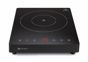Inductiekookplaat 2000W, HENDI, Kitchen Line, 230V/2000W, 297x411x(H)57mm