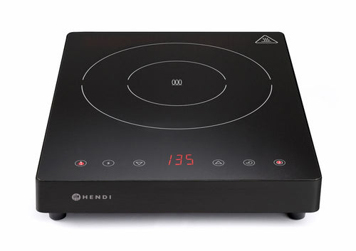 Inductiekookplaat 2000W, HENDI, Kitchen Line, 230V/2000W, 297x411x(H)57mm