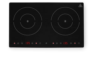 Dubbele inductiekookplaat, HENDI, Kitchen Line, 230V/3500W, 608x405x(H)54mm