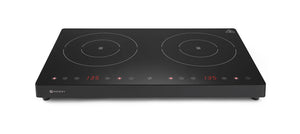 Dubbele inductiekookplaat, HENDI, Kitchen Line, 230V/3500W, 608x405x(H)54mm