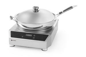 Inductiewok model 3500, HENDI, Profi Line, Inductieplaat, 230V/3500W, 340x450x(H)130mm