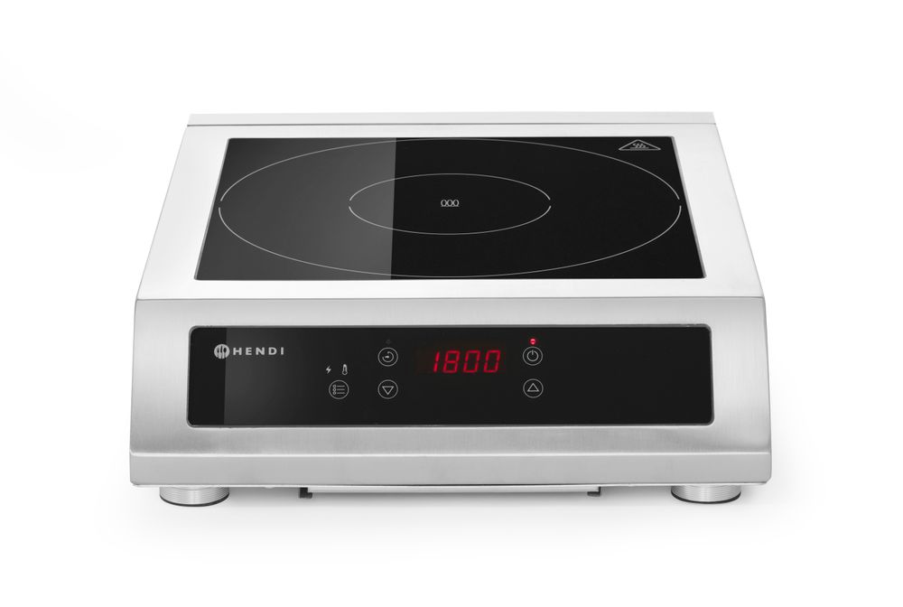 Inductiekookplaat 3500 D XL, HENDI, Profi Line, 230V/3500W, 390x490x(H)120mm