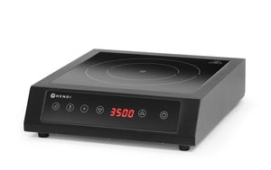 Inductiekookplaat 3500 D XL, HENDI, Zwart, 230V/3500W, 355x400x(H)100mm