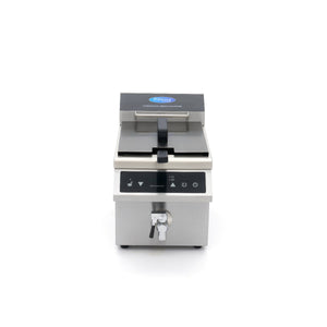 Frituurpan - 8 L - 1 Mand - Inductie - met Tapkraan