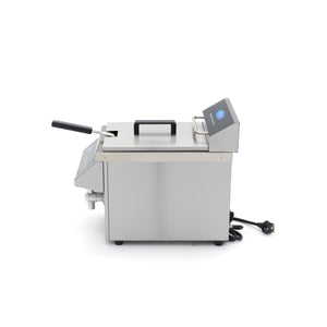 Frituurpan - 8 L - 1 Mand - Inductie - met Tapkraan