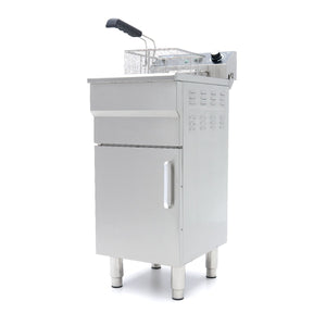 Frituurpan - 16 L - 1 Mand - met Tapkraan en Opbergruimte - 230V
