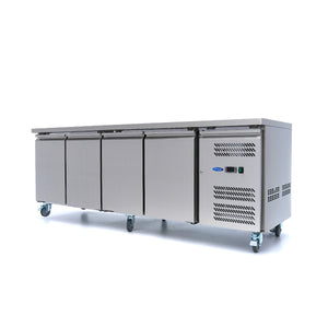 Koelwerkbank - 223 cm - 4 Deuren